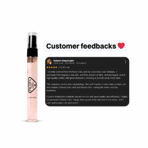 Prada Paradoxe women's perfume decant - tangy sweet vanilla fragrance